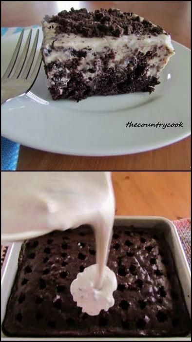 Make and share this Oreo Pudding Poke Cake recipe from GeniusKitchen.com.