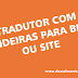 Tradutor com bandeiras para blog ou site