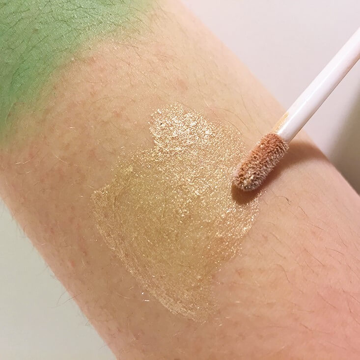e.l.f. Aqua Beauty Molten Liquid Eyeshadow Brushed Copper swatch e.l.f. Aqua Beauty Molten Liquid Eyeshadow Brushed Copper swatch