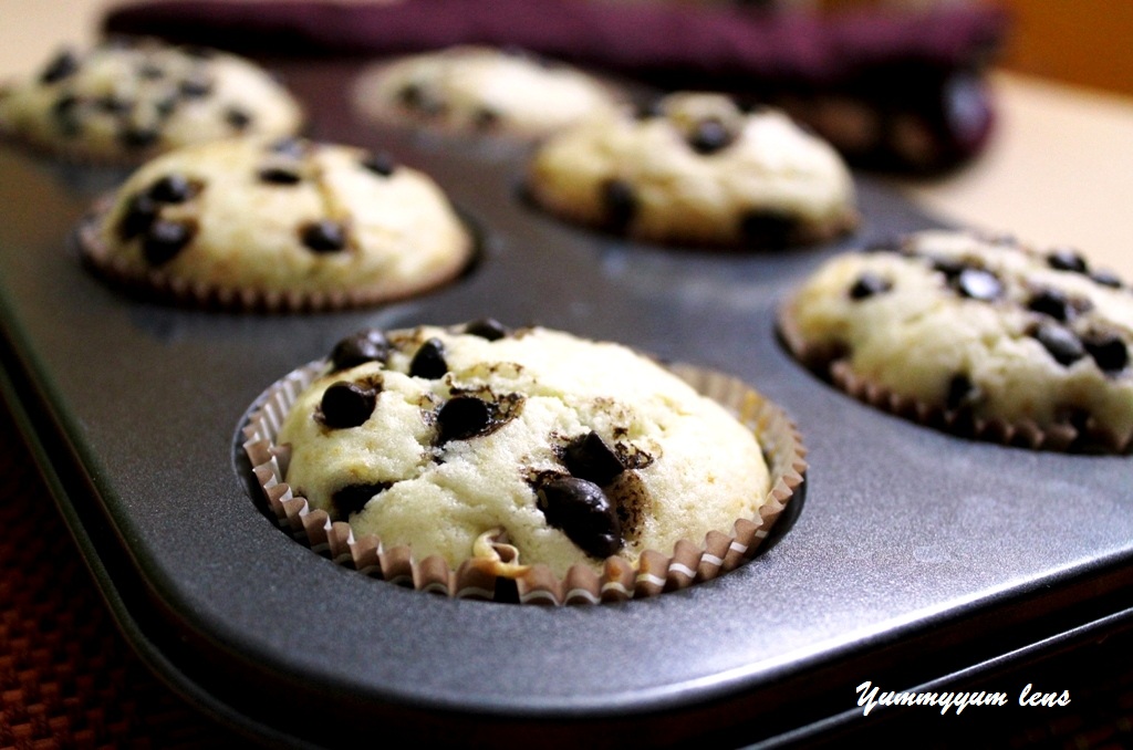 Yummy Yum Lens Vanilla Chocolate Chip Muffins