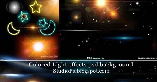 Light Effect Psd File Free Download - Luckystudio4u