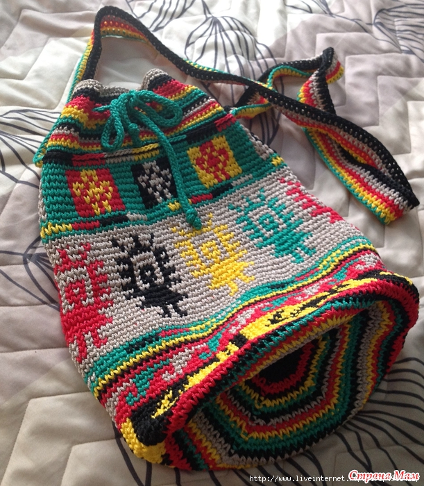 ergahandmade Tapestry Crochet Bag + Diagrams