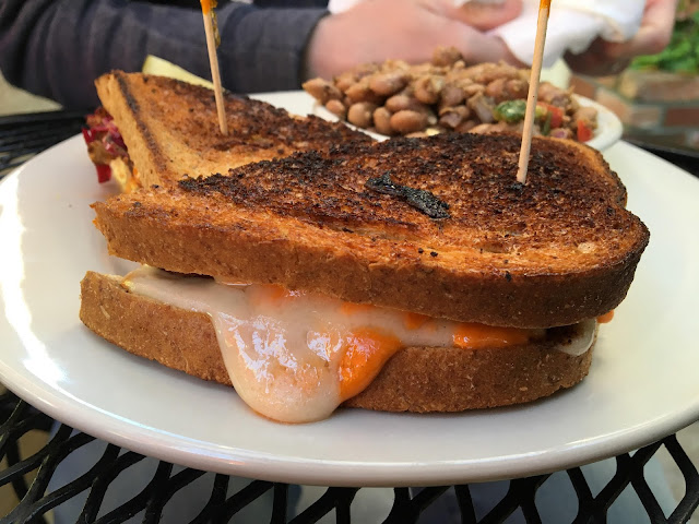 Vegetarian Reuben from Laughing Seed Cafe in Asheville, NC | A Hoppy Medium