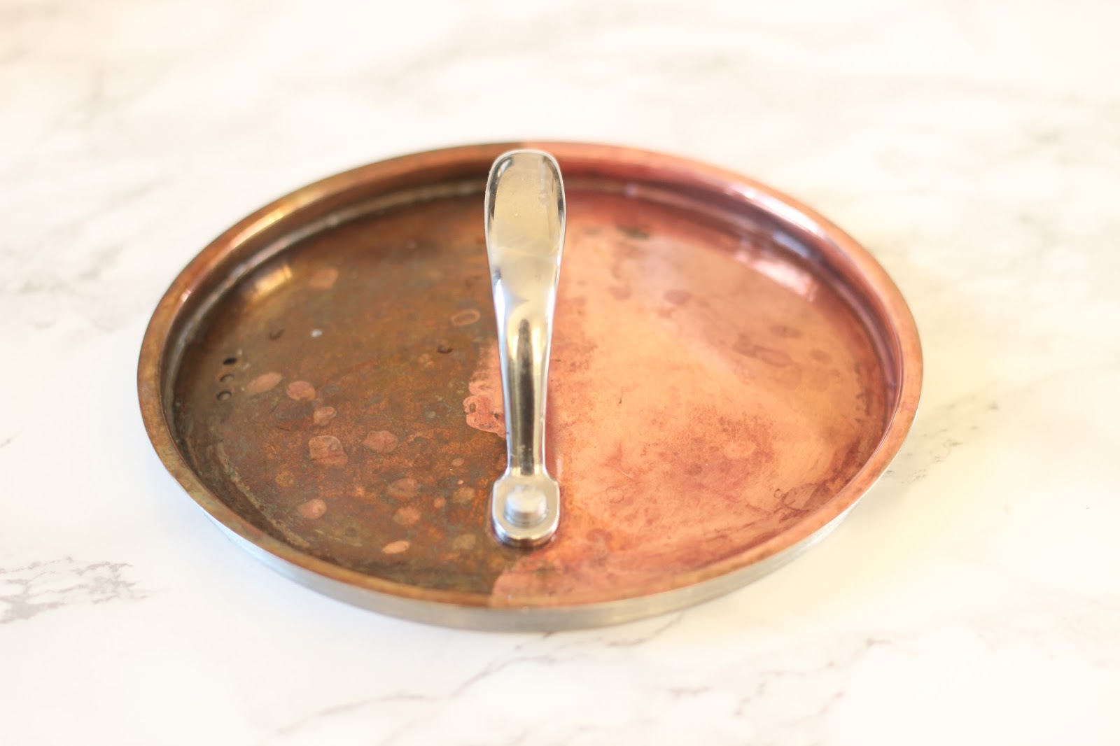 How to clean copper pans by Jen Lou Meredith