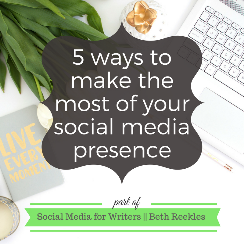 In this post, I share five easy ways that you can use to make the most of your social media presence and promote yourself as a writer.