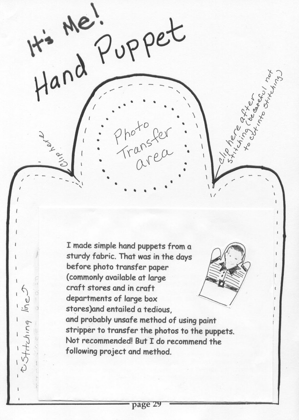 Simply Gail the Creative Cheapskate Simple "My Family" Hand Puppets