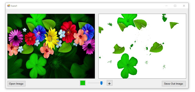 Pick objects from image using csharp image processing