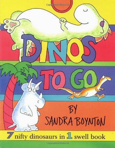 Children's book review list about dinosaurs