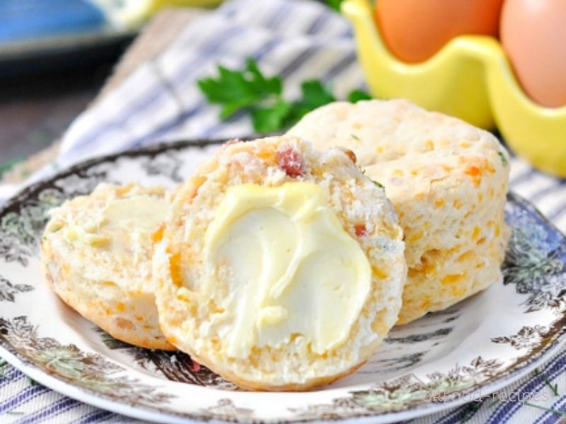 Cheddar Chive And Bacon Biscuits