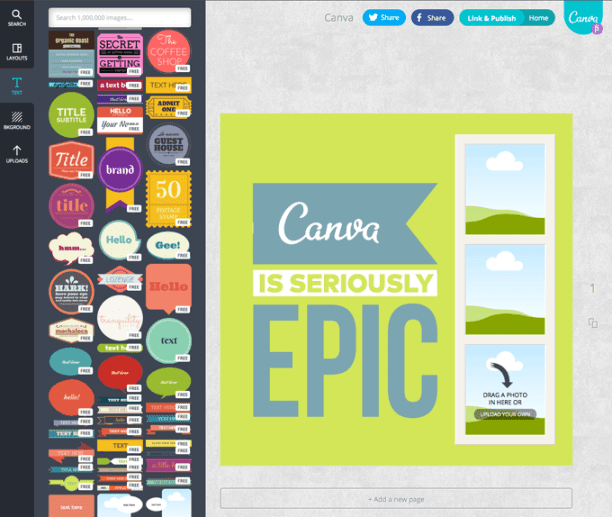 Editando tu diseño con Canva