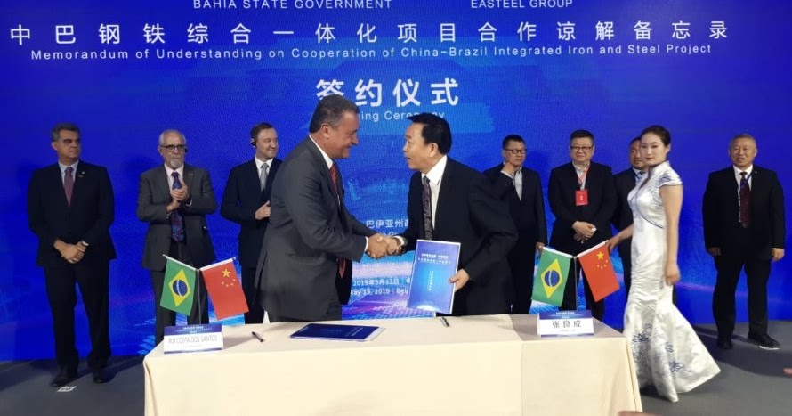 Resultado de imagem para Grupo chinês confirma a Rui investimento de R$ 1 bilhão em energia renovável na Bahia