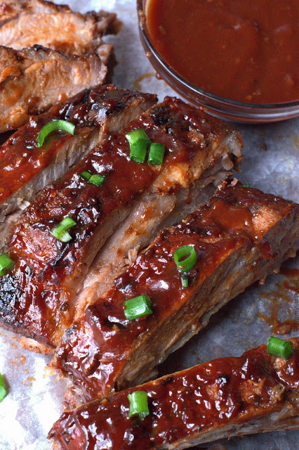 EASY OVEN BBQ BAKED RIBS EASY OVEN BBQ BAKED RIBS