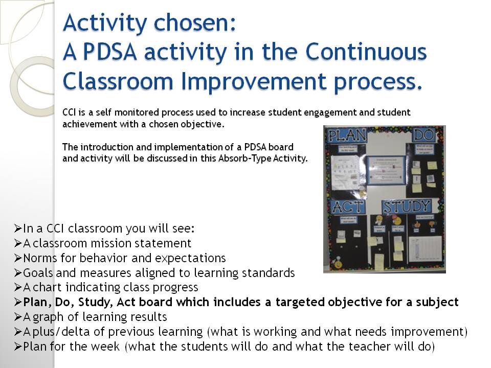 Some of this, a little of that . . .: Absorb-Type Activity