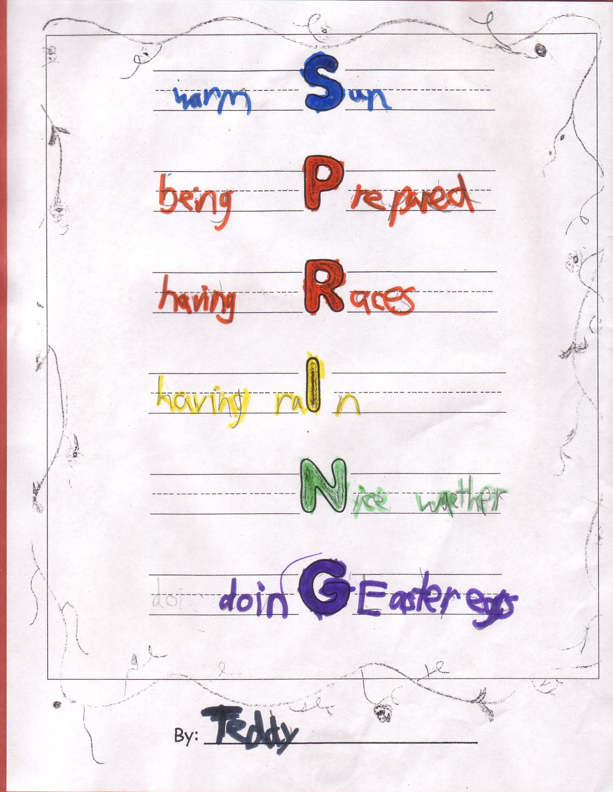 Mrs. King's Class Spring Poem