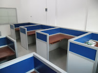 Meja Sekat Kantor - Meja Kubikel - Cubicle Workstation Table