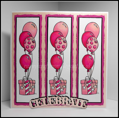 Celebrate Balloons - Little Miss Muffet Stamps