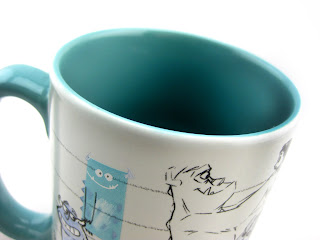 sulley concept art of mug disney store 