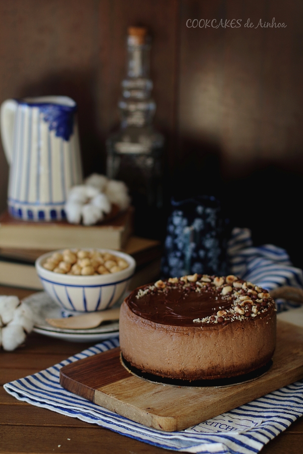 Cheesecake de Nutella y Plátano - Cookcakes de Ainhoa