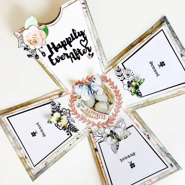 Exploding Birdhouse by Angela Tombari using BoBunny Serendipity Collection Exploding Birdhouse by Angela Tombari using BoBunny Serendipity Collection