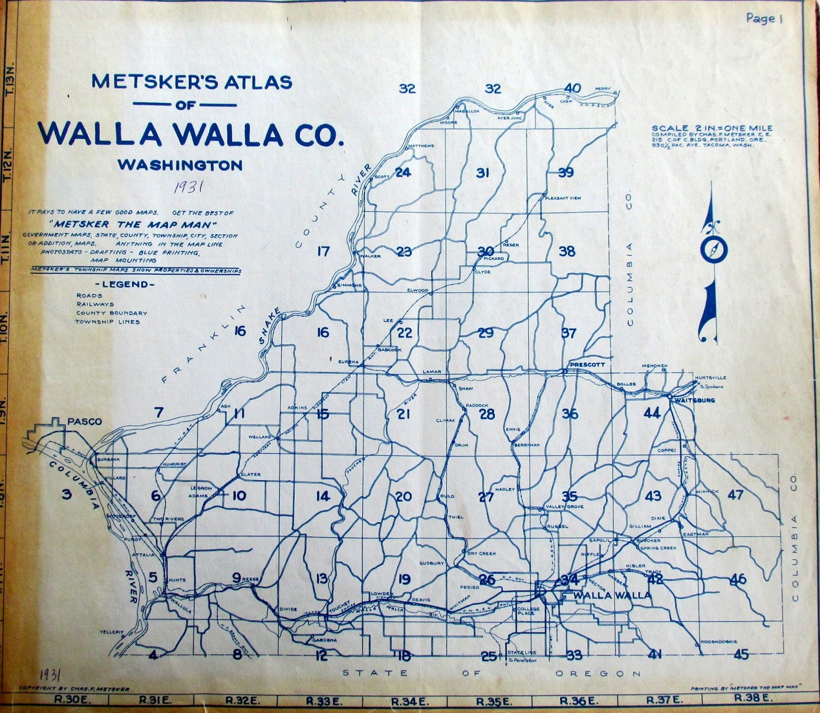 Bygone Walla Walla vintage images of the City and County (and beyond