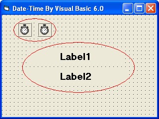 Membuat Tanggal Dan Jam menggunakan Visual Basic 6.0