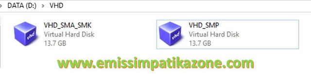Cara Mudah Membuat Dua VHD Di Virtual Box Untuk UNBK