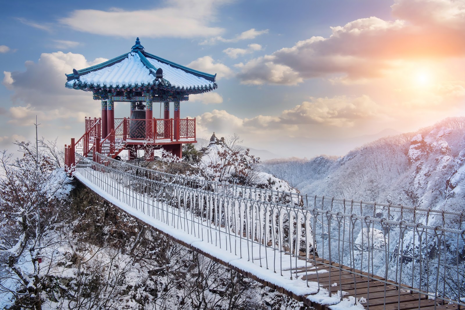 winter travel korea