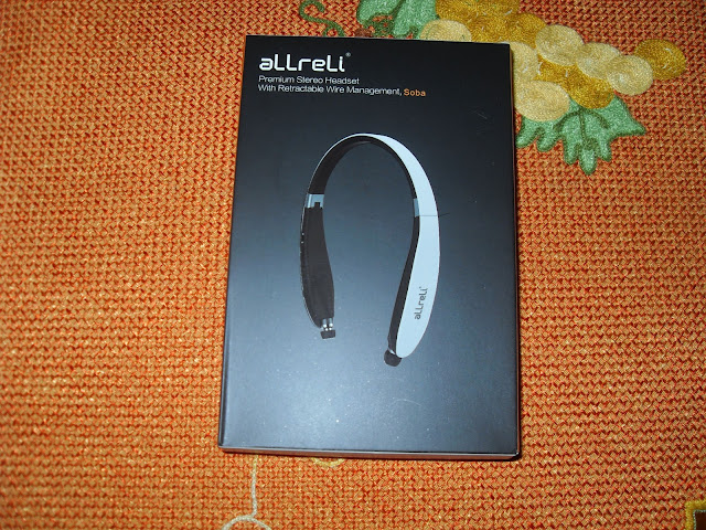 headset retrattile con microfono allreli soba bluetooth 4.0