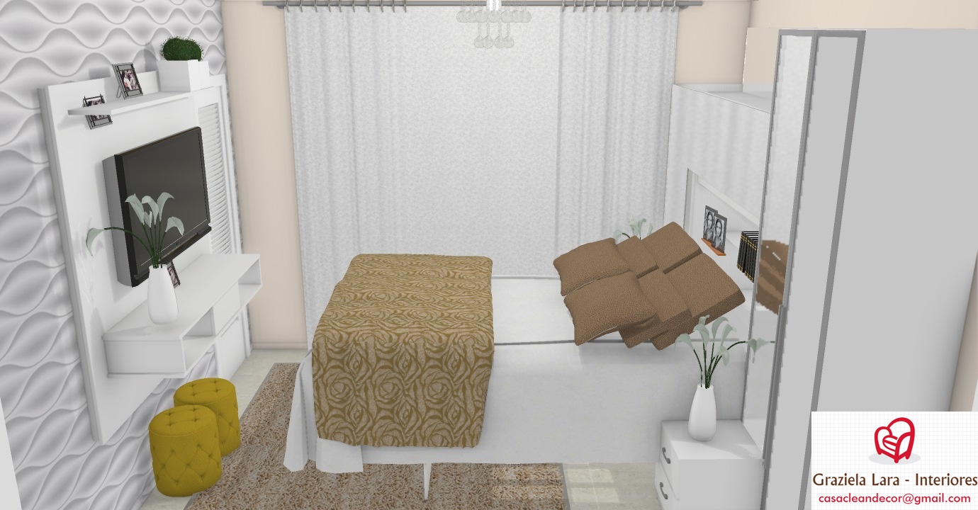 Construindo Minha Casa Clean Quarto De Casal Pequeno Com Arm Rio ~ Quarto De Casal Com Cama Embutida Construindo Minha Casa Clean Quarto De Casal Pequeno Com Arm Rio ~ Quarto De Casal Com Cama Embutida