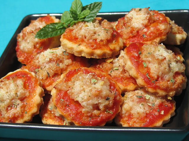 Galletas de pizza cocina tradicional Galletas de pizza Ana Sevilla
