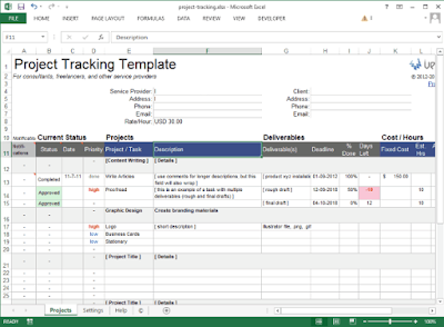 project-tracking-5 template tata laksana pekerjaan Excel gratis project-tracking-5 template tadbir pekerjaan Excel gratis