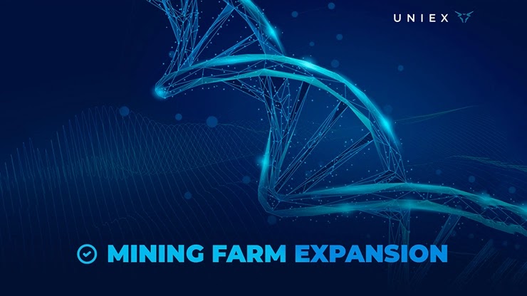 Расширение майнинг-фермы Uniex