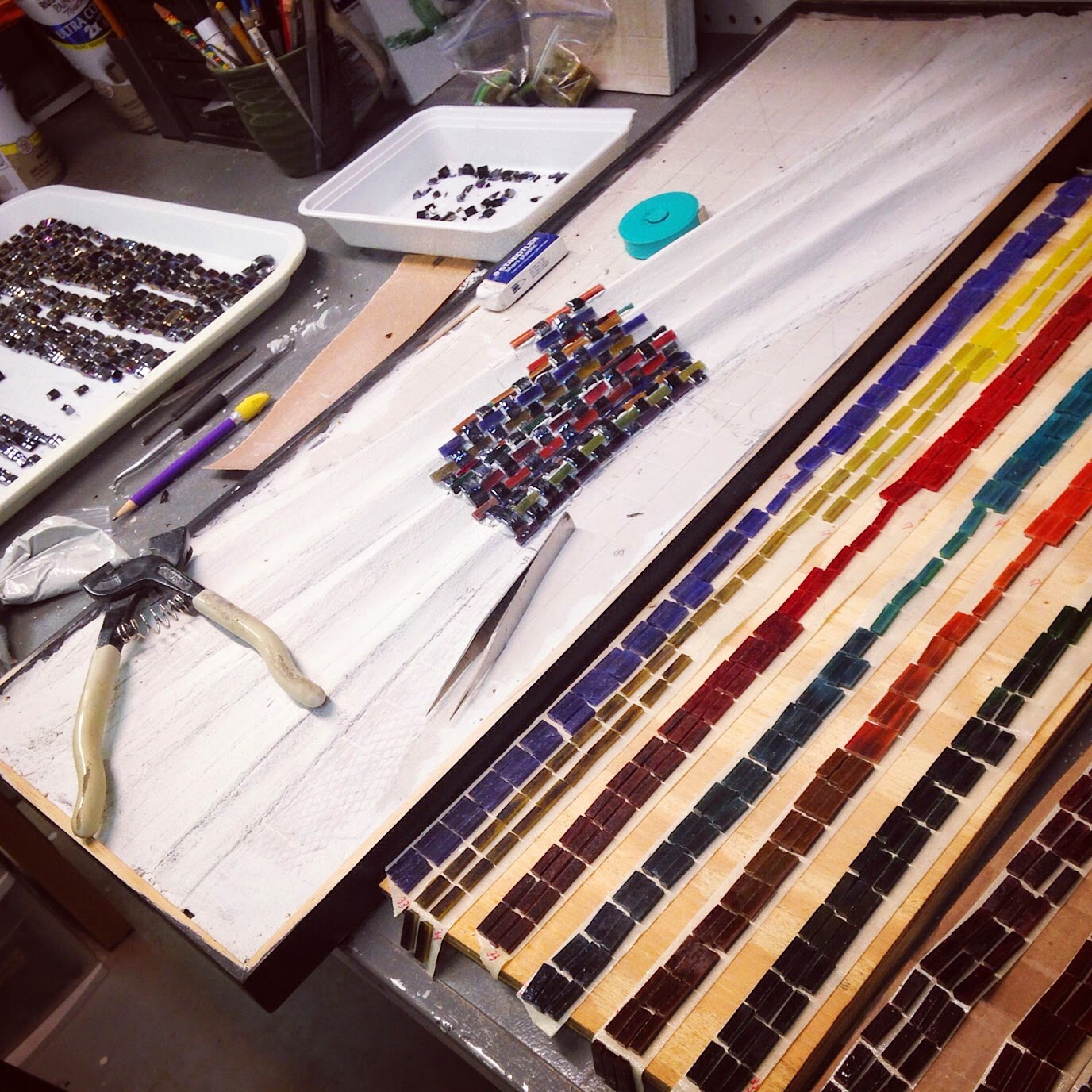 MosaicSmith How to Make Homemade Shield for a Glass Grinder