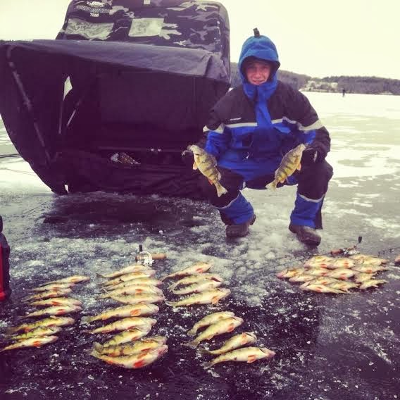 Lake Champlain Trout Scout Charters ICE FISHING ON LAKE CARMI