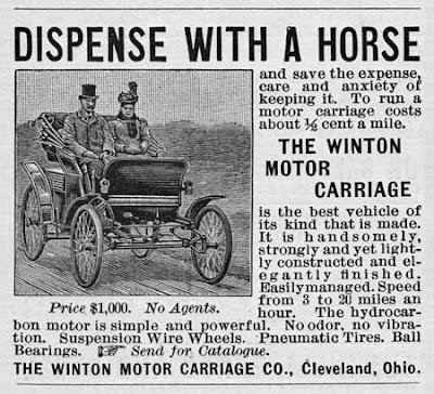 Попрощайся с лошадью: первая в мире реклама автомобиля