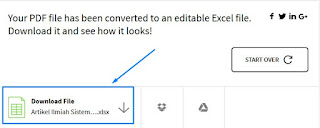 Cara Merubah (Convert) File PDF ke Excel tanpa software Gratis Cara Merubah (Convert) File PDF ke Excel tanpa software Gratis