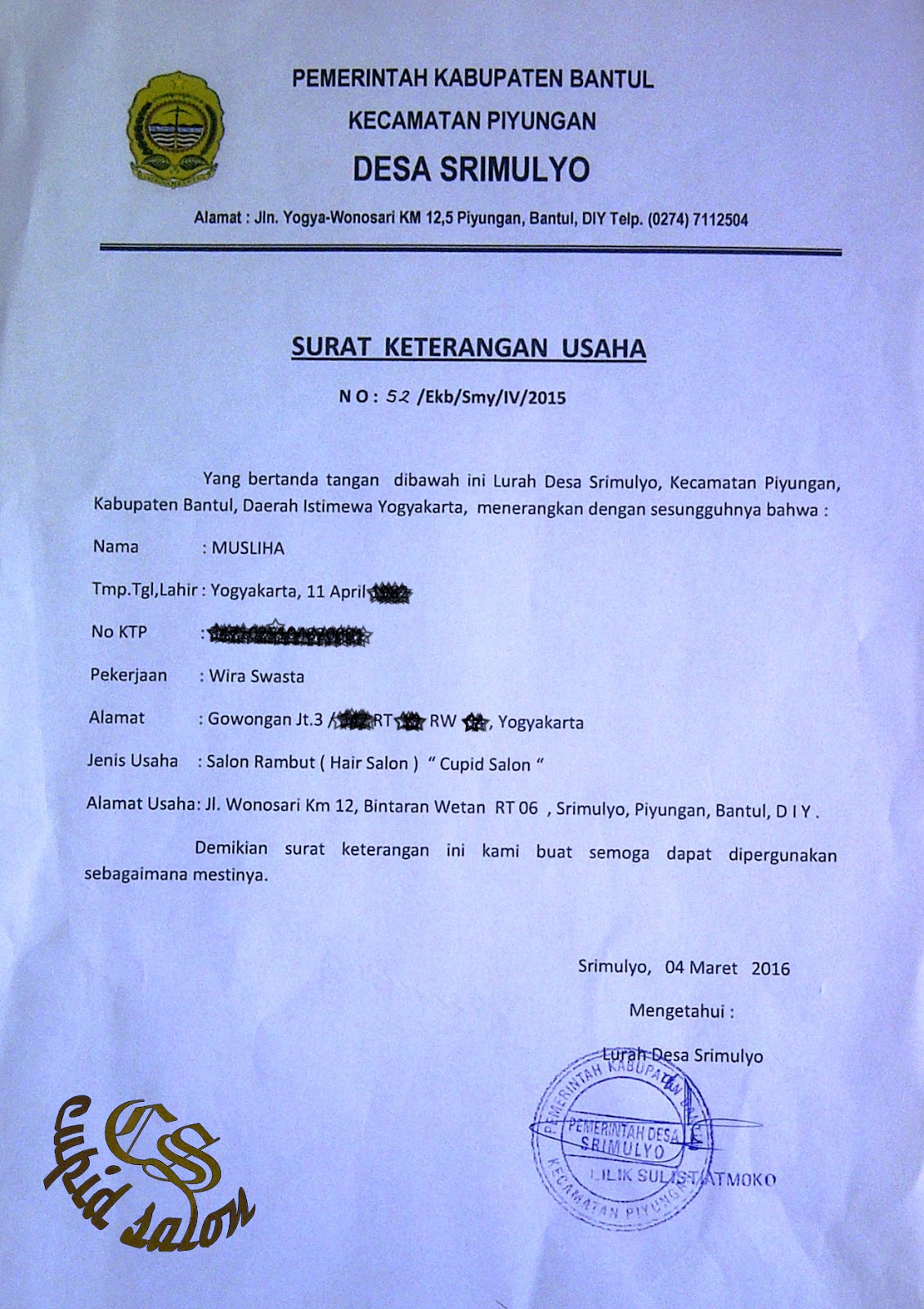 Cupiidmusliha Prosedur Membuat Surat Izin Gangguan Usaha Ho Dokumen Kelengkapannya