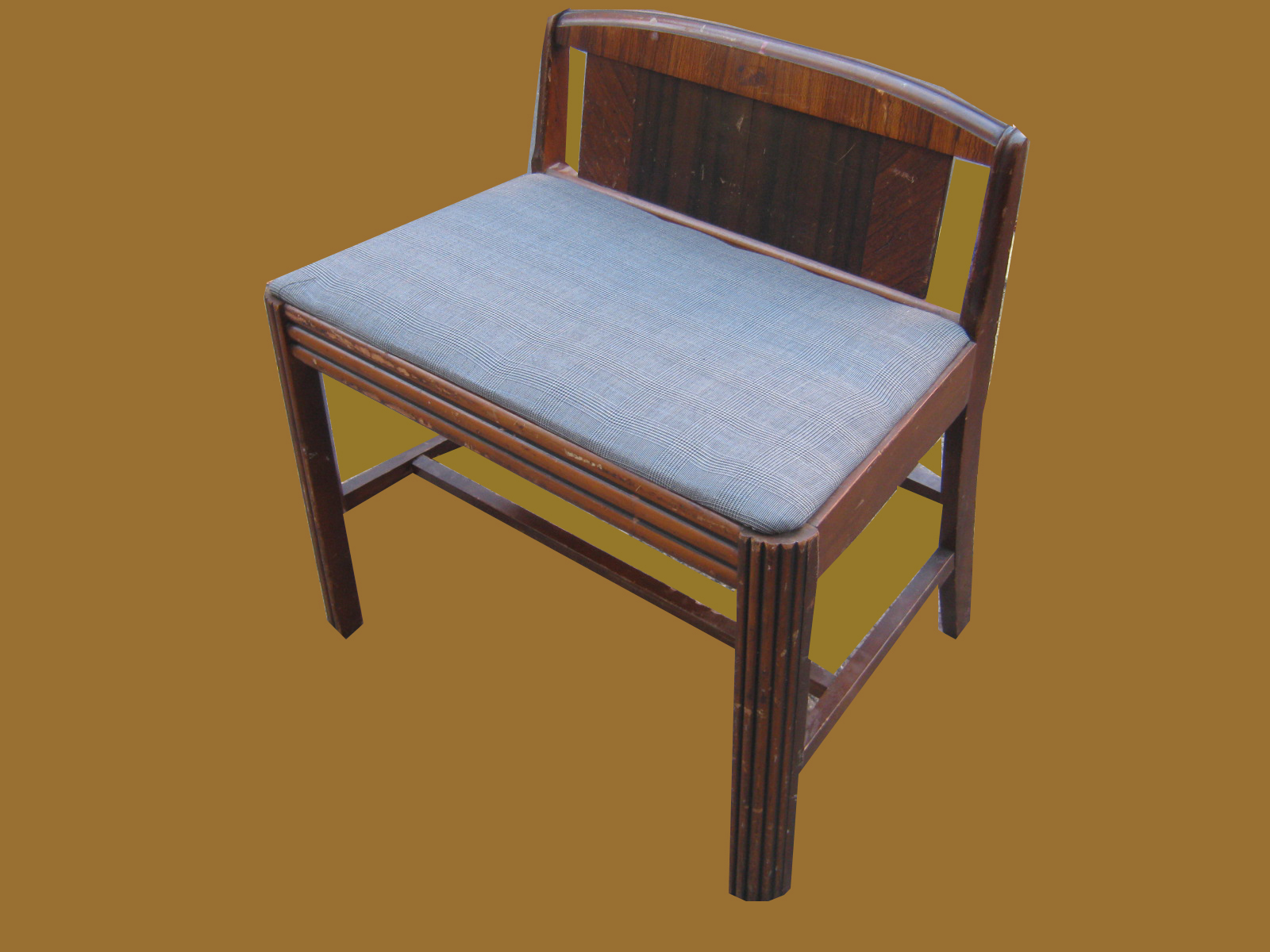 Uhuru Furniture Collectibles Vintage, Antique Vanity Bench Seat