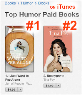 I Just Want To Pee Alone, Children, Mommy humor, Chicken Soup for the Soul, Top Humor Paid Books, Bossypants, Tina Fey
