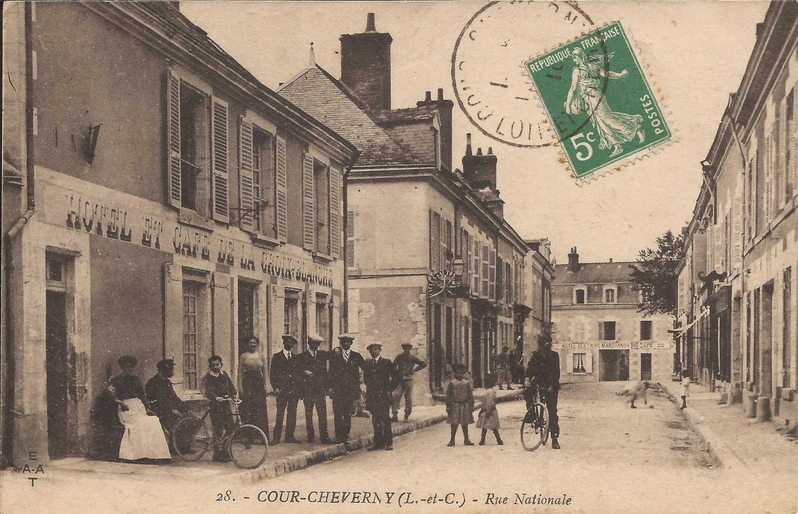 Rue Nationale à Cour-Cheverny