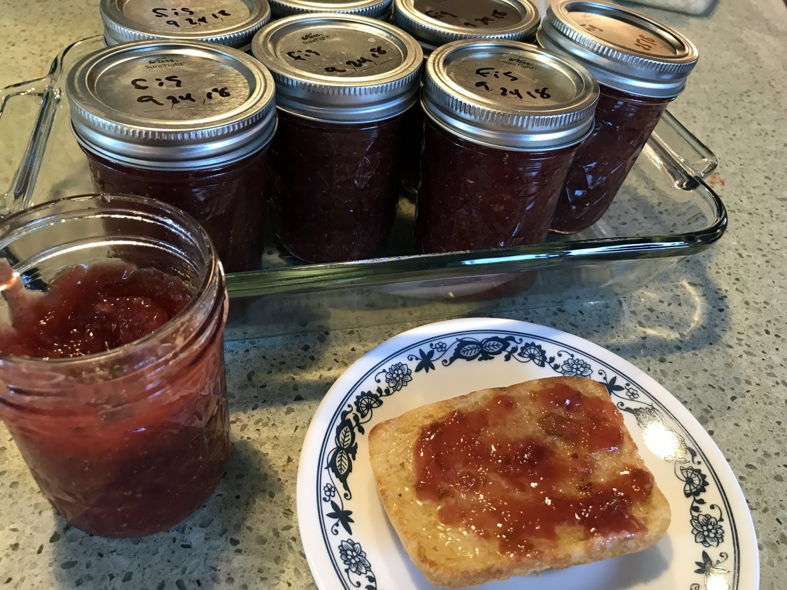 Daniel's Pacific NW Garden Tweaking The Fig Freezer Jam Recipe. 9.27.18