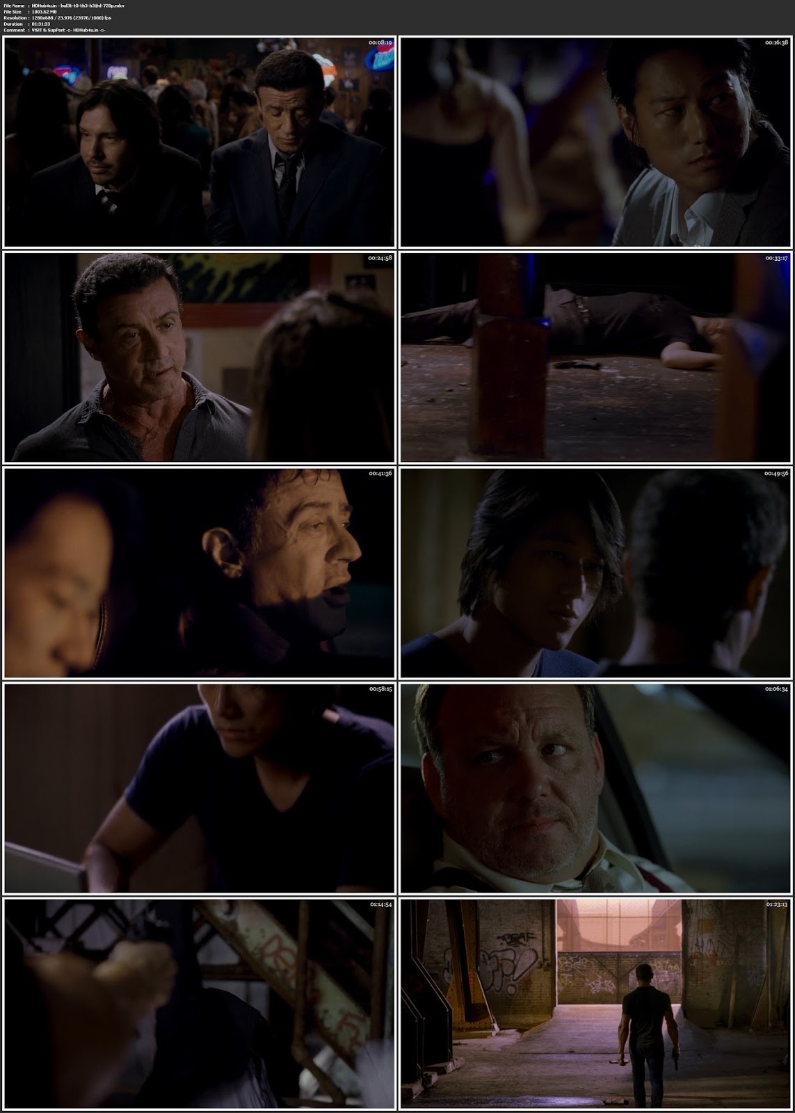 Bullet To The Head 2012 UNRATED Hindi Dual Audio 720p BluRay 999Mb Download
