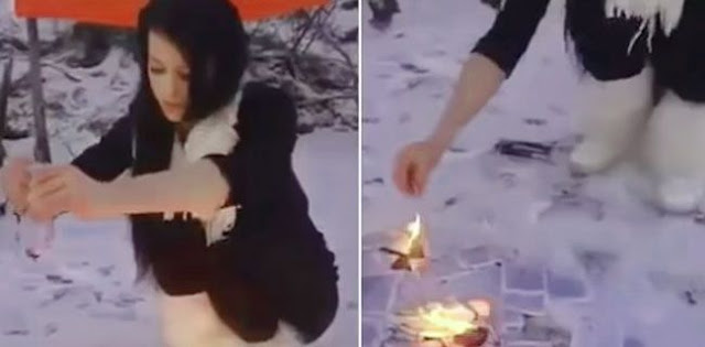 Vidio: Wanita ini Kencingi, Merobek, dan Membakar Al-Qur`an Kelakuannya Bikin Geram
