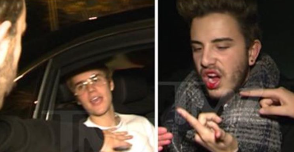 1a9 Justin Bieber punches fan in the face for trying to touch him