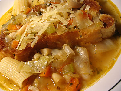 White Cabbage and Bean Minestrone