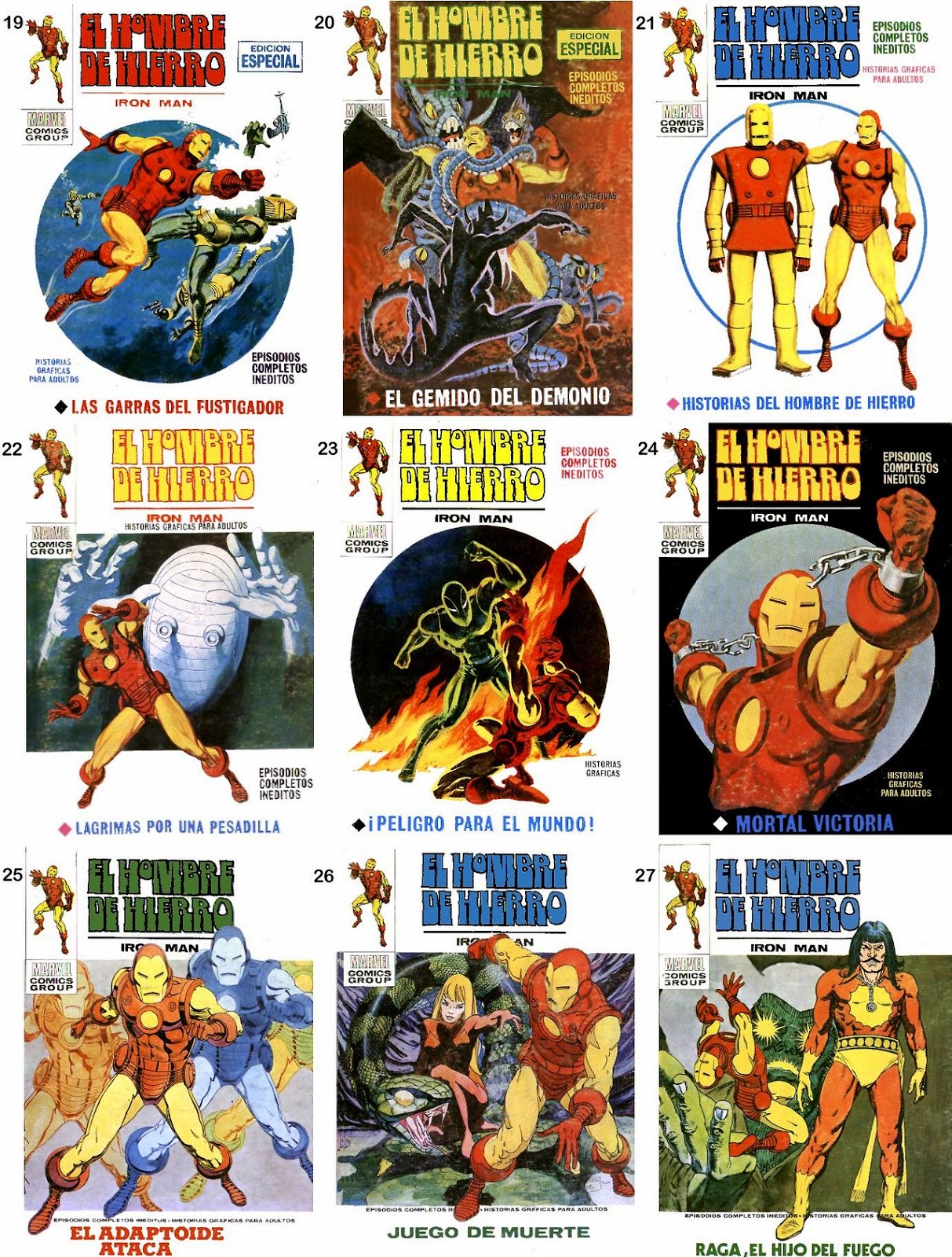 SUPER SHOGUN EL HOMBRE DE HIERRO IRON MAN EN ESPAGNOL