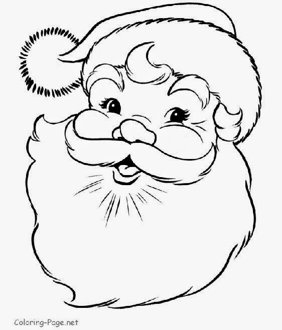 Santa Coloring Sheets