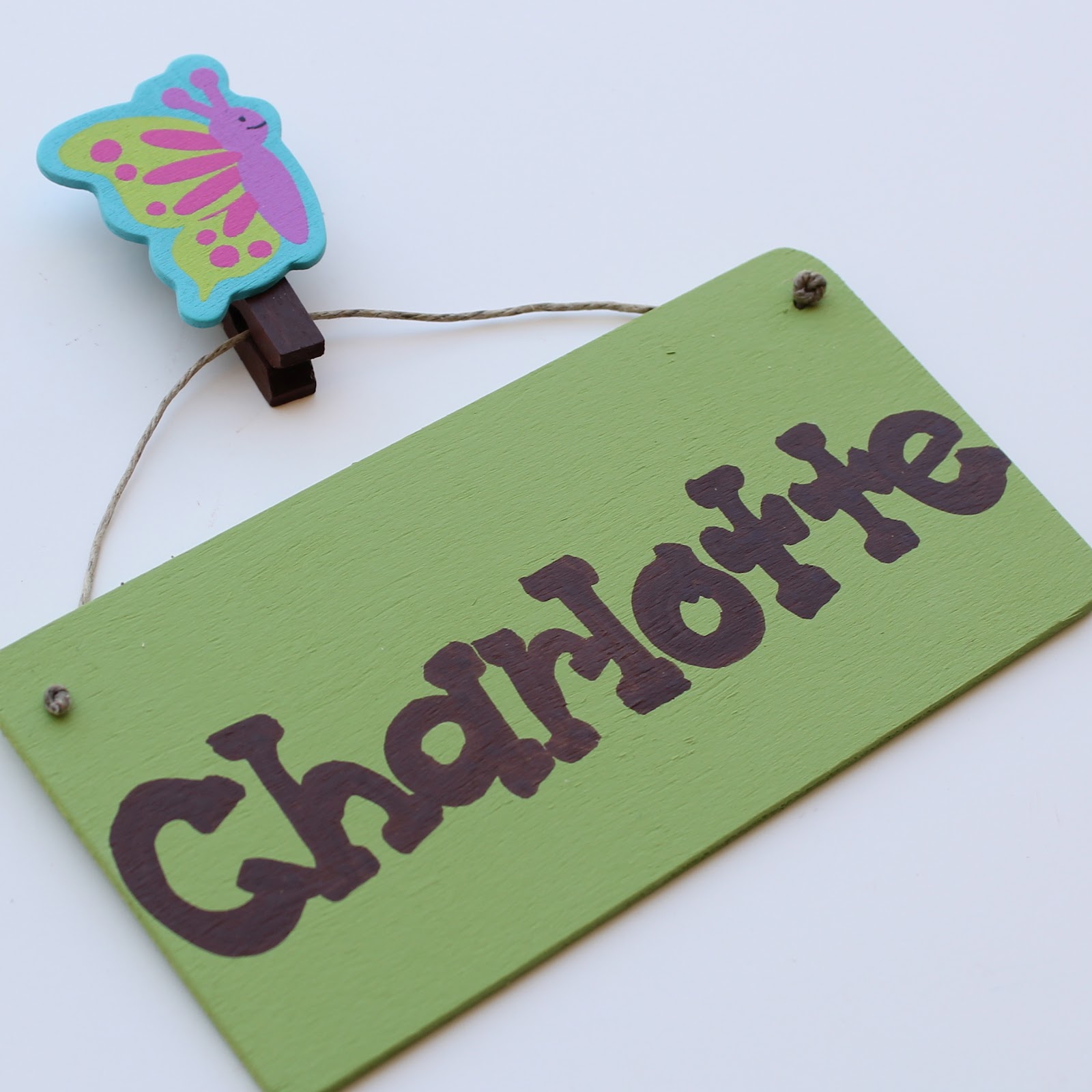 DecorativeLabels by Deniz Custom Large Hanging Basket Labels