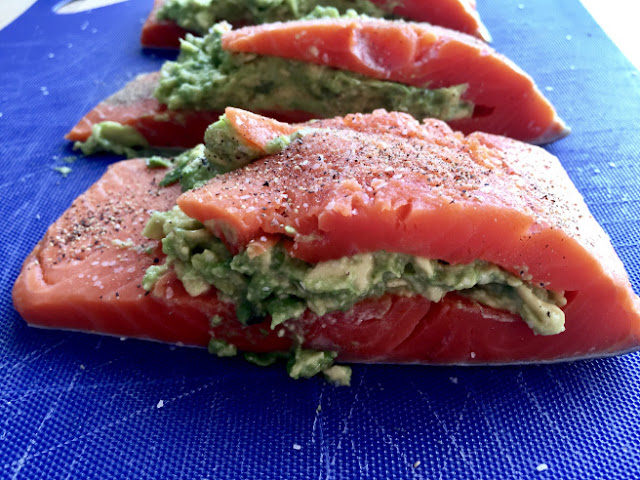 Interesting Nutrition Facts About Fish and Some Recipe Ideas ! - Page 2 Salmonstuffedwithavocado