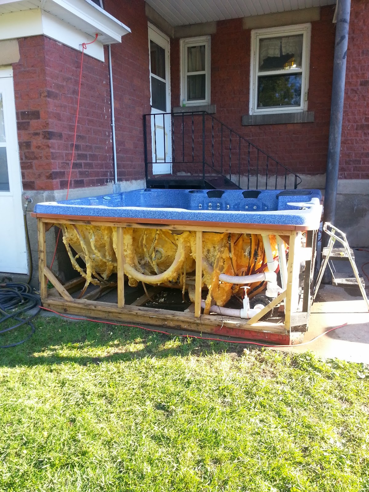 Vita Spa Electrical and sanitizing the Hot Tub